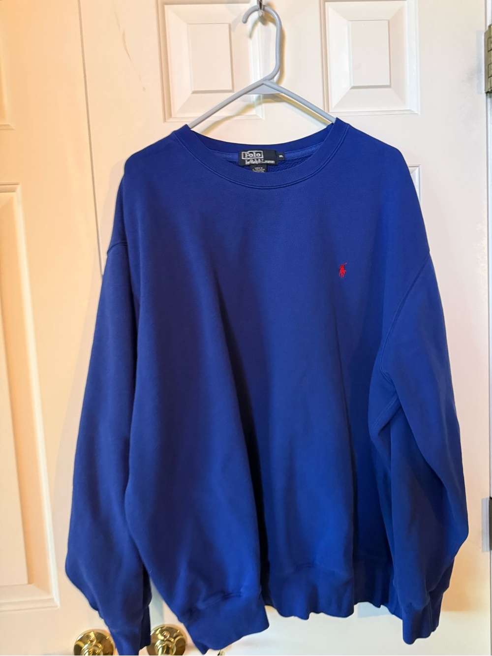 Polo by Ralph Lauren Men's Blue Crewneck Sweatshirt xl